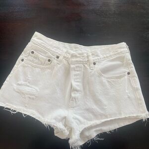 White Denim Women Shorts Levi’s